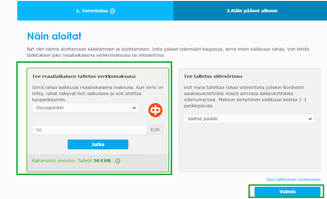 Tallenna rahaa Nordnetin salkkuun 4