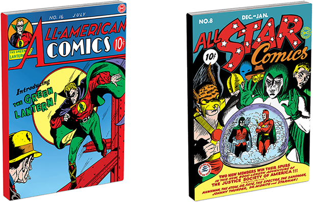 COMIX - DC Silver Coin All-Star Green Lantern and Wonder Woman