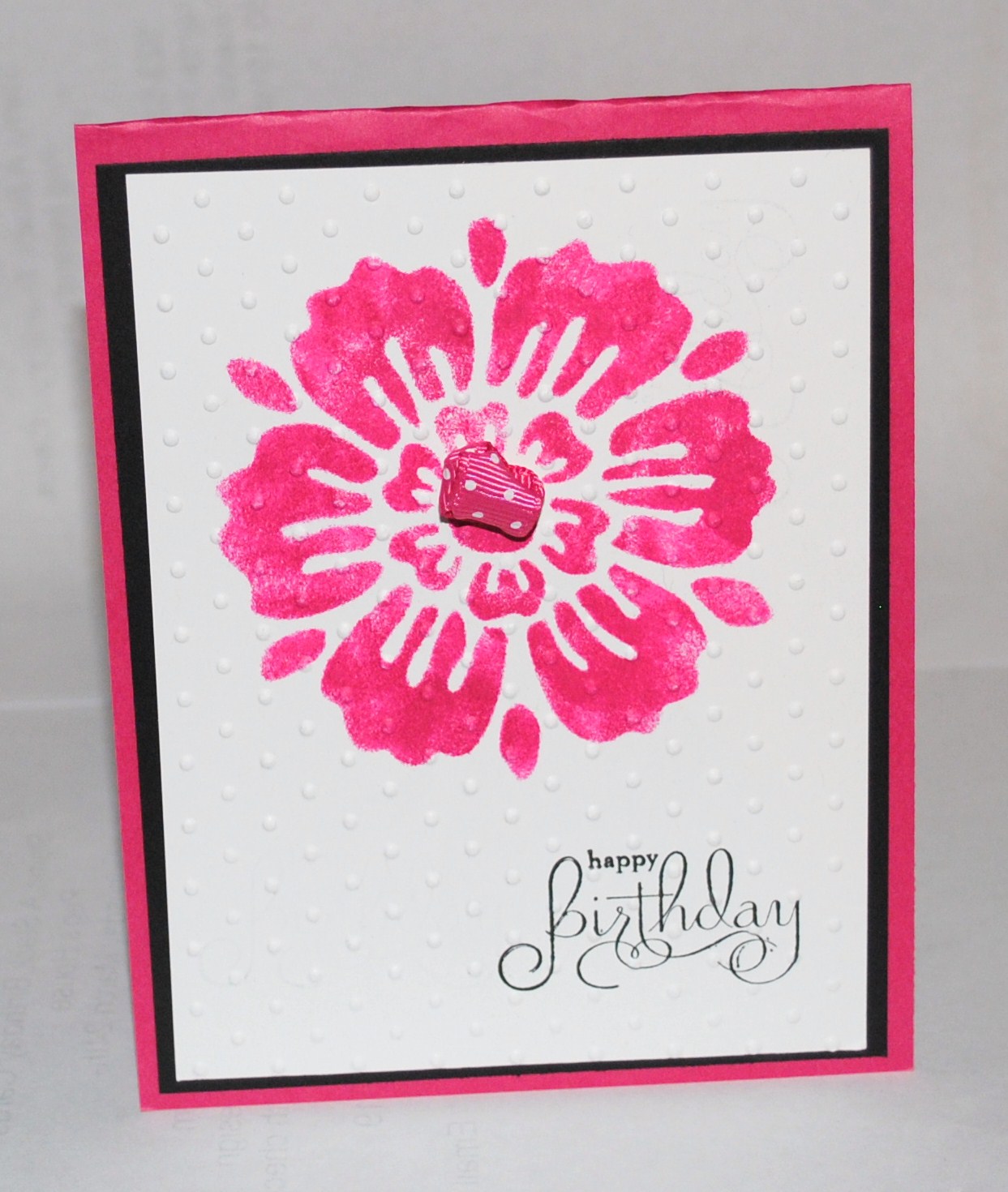 Stamping Ideas with Peg Stencil  Birthday  Cards 