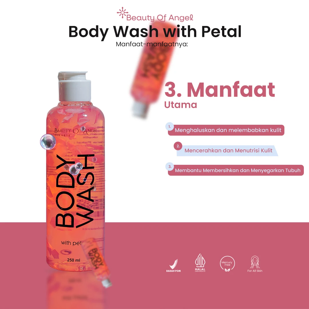 Beauty Of Angel Rose Petals Soft Body Wash 250 ml