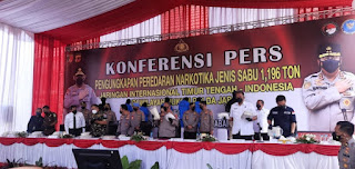 Kapolri Ungkap Peredaran Sabu Jaringan Internasional Timteng 1,196 Ton