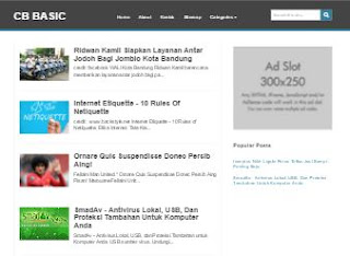 CB Basic - Template Blog Simple SEO