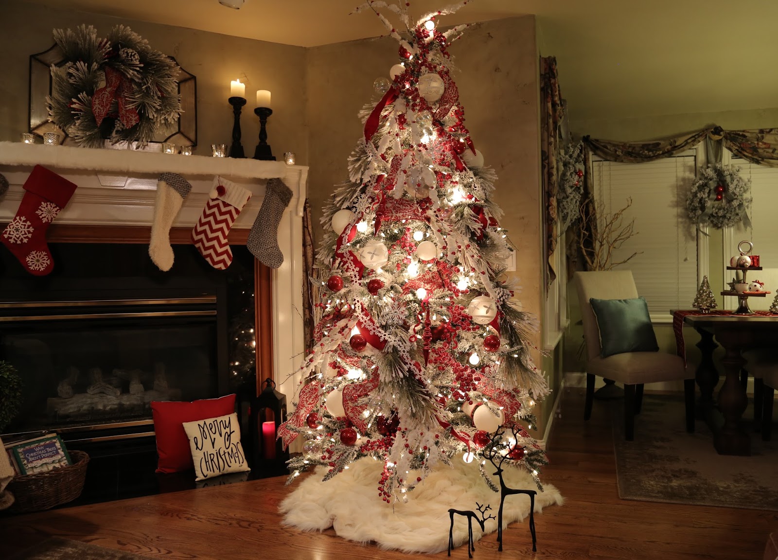 Sources to a similar look to my tree I ll be sharing sources for this room over the next 12 Days of Christmas