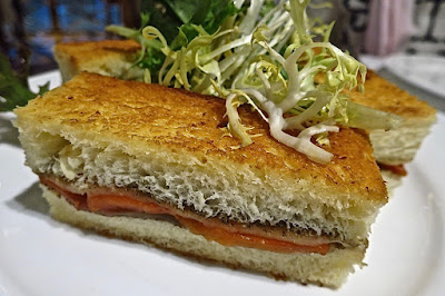 TWG, croque salmon