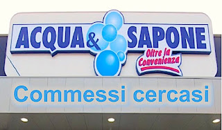 Acqua e Sapone commessi cercasi - www.adessolavoro.com