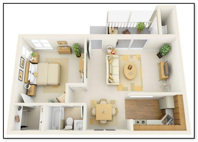 IDE KREATIF: DESAIN RUANG DI APARTEMEN