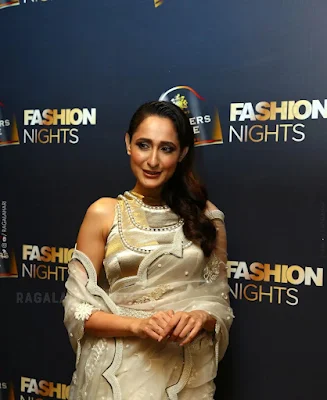 Pragya Jaiswal Saree Stills at Blenders Pride Fashion Nights