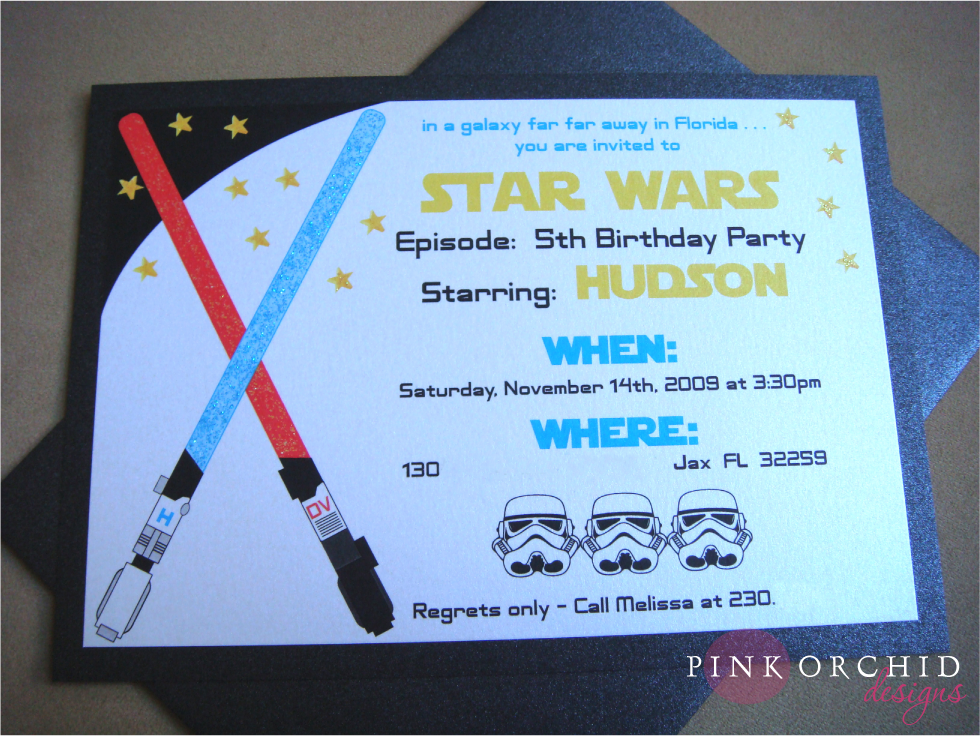 StarWars invitation templates