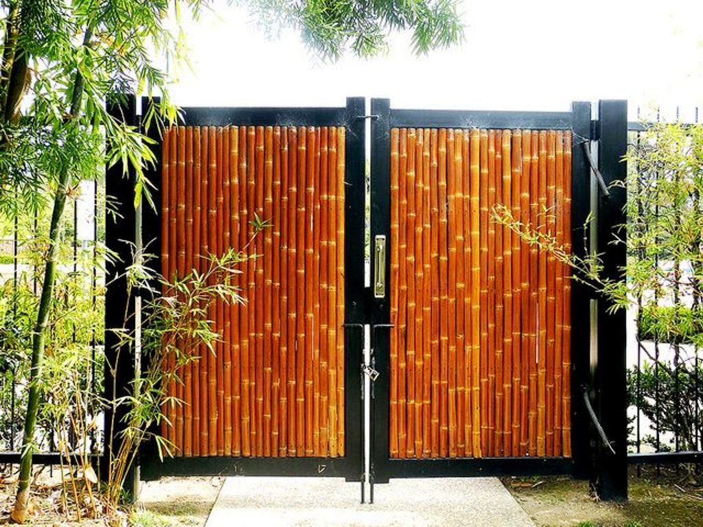 21 desain  dan harga pagar  bambu  minimalis termasuk pagar  