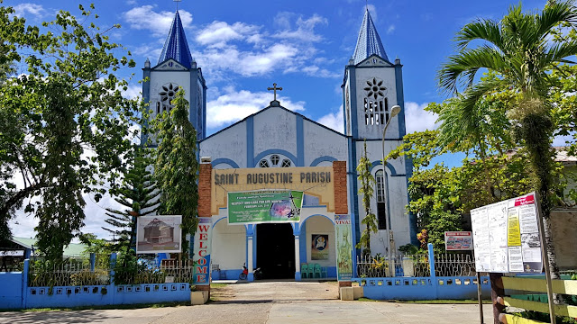 facade of Saint Augustine Parish Church of Hinatuan, Surigao Del Sur