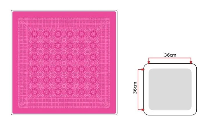 moldes de almohadon crochet