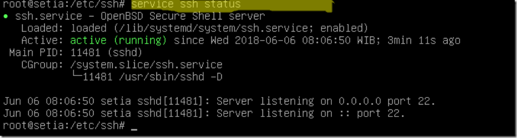 Konfigurasi SSH Server Linux Debian 7, 8 dan 9