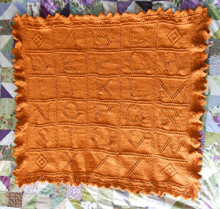 Janet Welsh Knits Alphabet Blanket