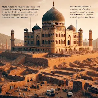 Babri masjid 16th century construction status