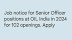 Senior Officer positions at OIL India in 2024 for 102 openings. 