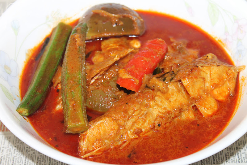 Kari Mamak Kepala Ikan Merah - Azie Kitchen