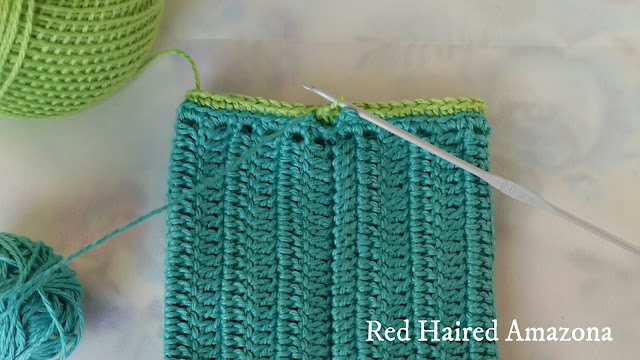 double crochet cuff