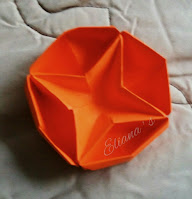 Caja redonda Origami