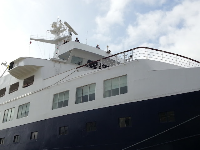 Saga cruise ship Saga Pearl II in Bergen, Norway