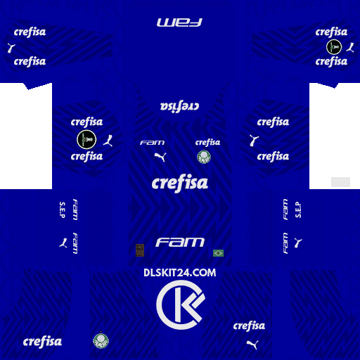 Palmeiras DLS Kits 2024-2025 Released Puma - DLS 2019 Kits Copa Libertadores (Goalkeeper Third)