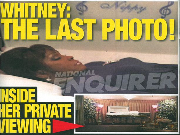 Whitney Houston Casket Photo