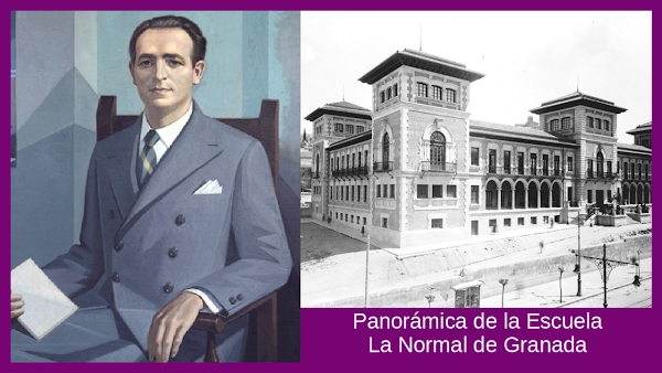 Homenaje al maestro republicano Agustín Escribano, fusilado en Granada por los franquistas en 1936