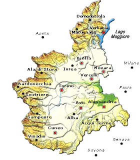 Mappa di Piemonte