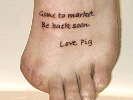 Crazy Foot Tattoos