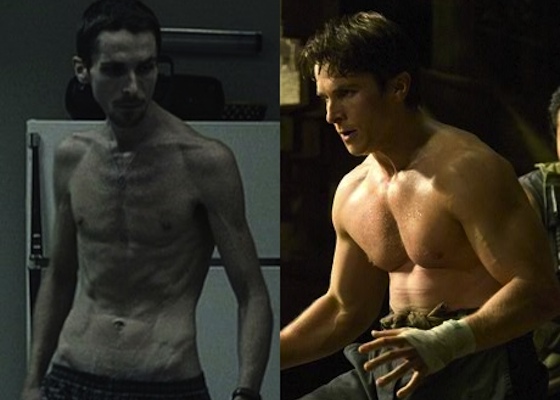 Foto Tubuh Seksi Christian Bale di Film Batman Begins