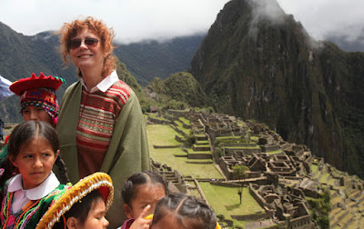 Susan Sarandon, Machu Picchu Hollywood, celebrities Machu Picchu