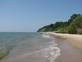 Lake Michigan beach