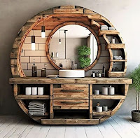 40 ideas de muebles de madera creados por Inteligencia Artificial