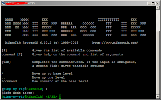 Mikrotik SSH Safe Mode