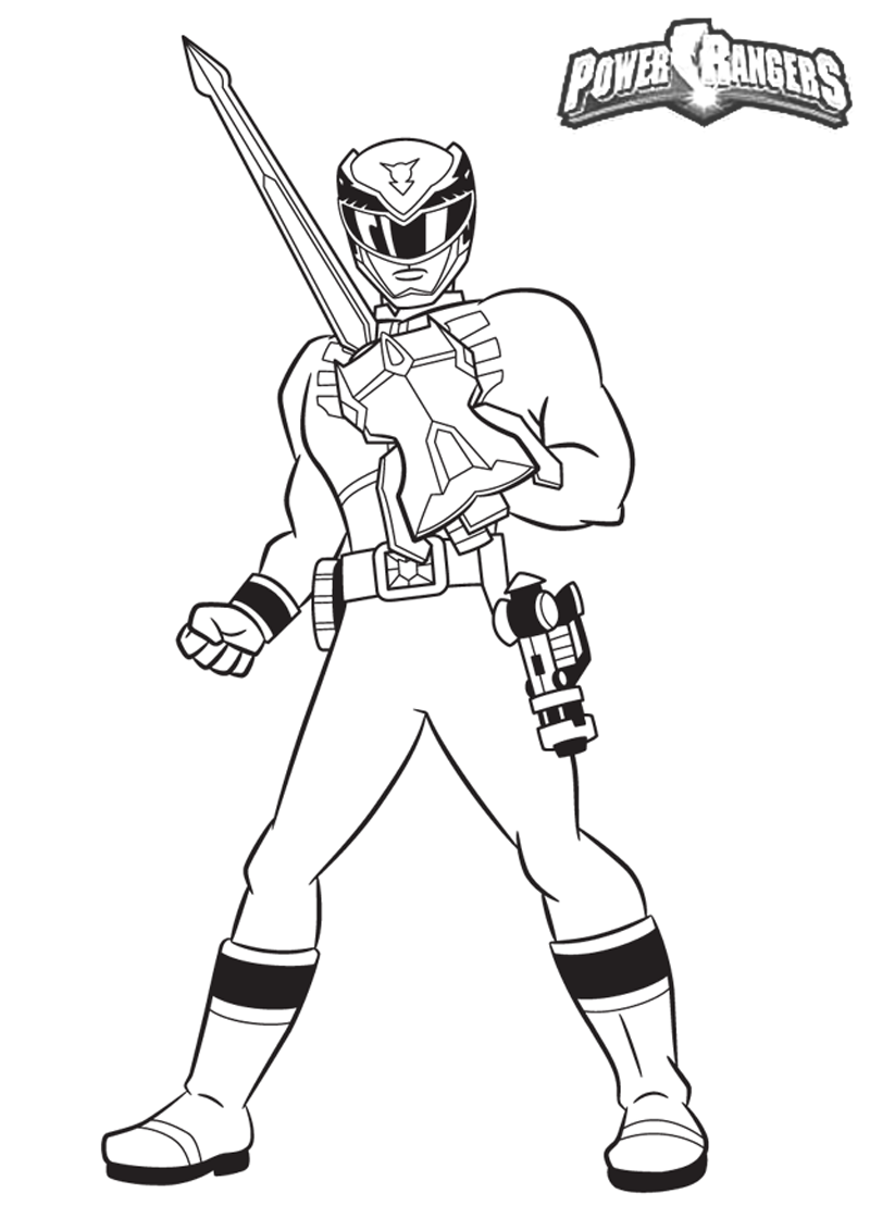 Download Power Ranger Coloring Pages