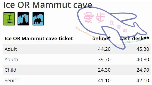 Krippenstein Ticketice or Mammut