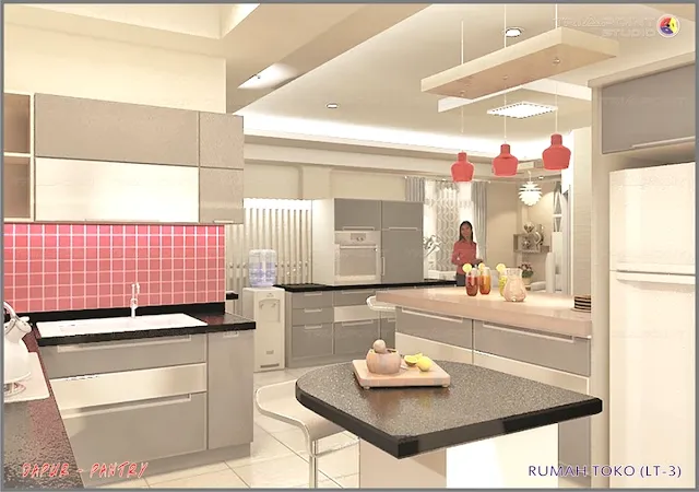 Dapur dan Pantry Stylish yang Bikin Akrab