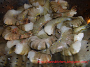 500gm Black Tiger Prawns. 2 Large Red Onions, finely chopped