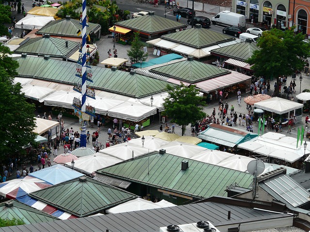 Viktualienmarkt, Munich, Germany, Markets, Big markets In Munich, 