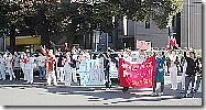 ▲東京・板橋 精研労組80人連続スト“一時金14万円削減を許さぬ”