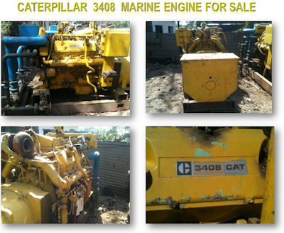 CAT 3408 Auxiliary engines, Caterpillar marine engines for sale