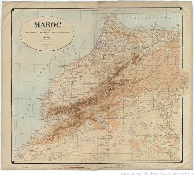 خريطة المغرب 1921