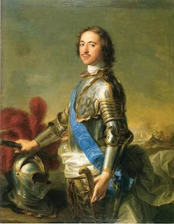 Retrato del zar Pedro I de Jean-Marc Nattier