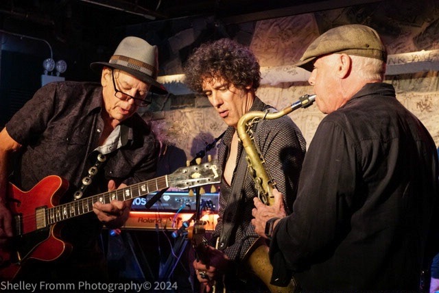 Jeff Slate & Friends at the It’s Mick Jagger’s 81st Birthday! concert at Hill Country Barbecue Market on July 26 (photograph by Shelley Fromm) Jeff Slate & Friends at the It’s Mick Jagger’s 81st Birthday! concert at Hill Country Barbecue Market on July 26 (photograph by Shelley Fromm)