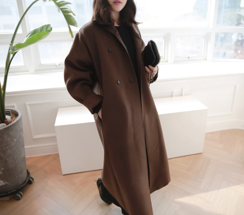 High Shawl Collar Coat