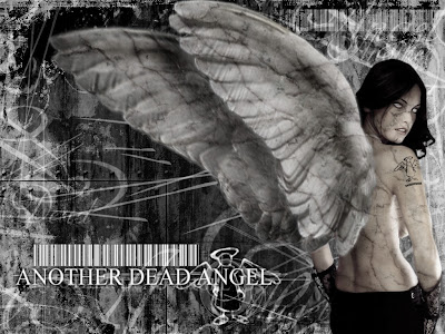  Gothic Wallpaper: Source url:http://daymix.com/Gothic-Angel-Tattoo/ 