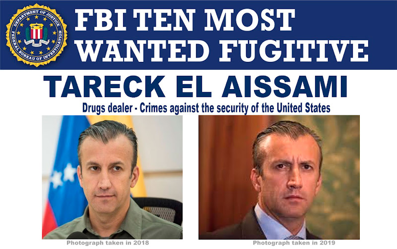 Tareck el Aissami muy molesto por ser nombrado como el delincuente más buscado en EEUU