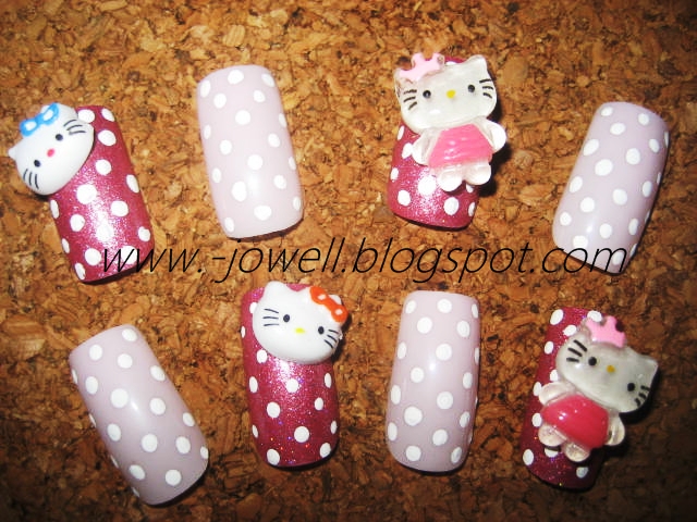 Hello Kitty 3d Nails. Hello Kitty 3D. SOLD OUT!