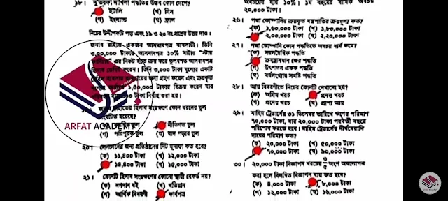 এইচএসসি হিসাববিজ্ঞান ১ম পত্র এমসিকিউ বহুনির্বাচনি প্রশ্ন উত্তর সমাধান ২০২২ চট্টগ্রাম বোর্ড, hsc accounting 1st paper mcq question solution answer 2022 Chittagong Board