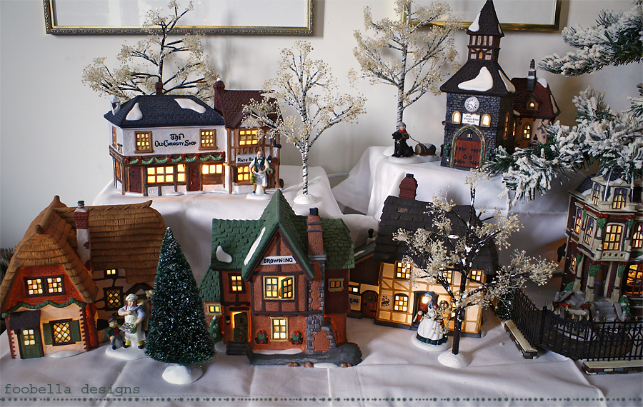 Foobella designs: Dickens Village Christmas Past