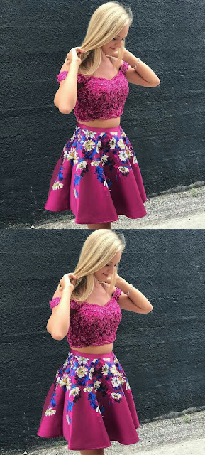 Laces-blouse-floral-skirt